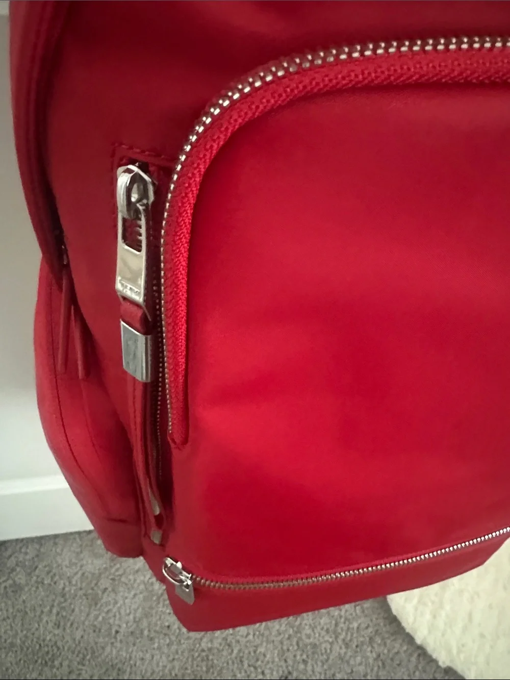 TUMI Red Voyager Backpack - Sleek Everyday Carry